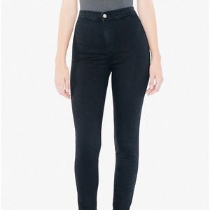 American apparel easy jean high waisted